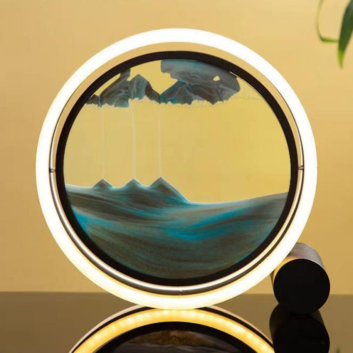 3D Deep Sea Sandscape Moving Sand Art Picture in Glass Frame