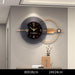 Elegant Botanica Modern Minimalist Wall Clock for Home Decor