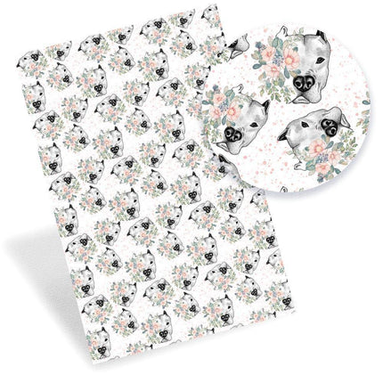 Artistic Faux Leather Crafting Sheets with Playful Pet Patterns - DIY Creative Kit