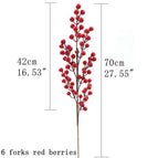6 forks red fruit