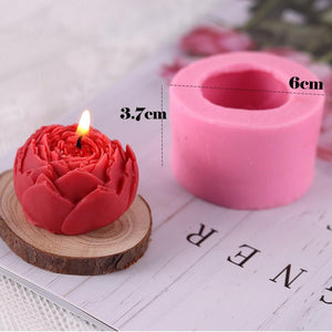 Cute Cactus Silicone Candle Molds for Handmade Scented Candle Plaster Soap Injection Mould Home Decoration Crafts Making Tools-0-Très Elite-Flower-Très Elite