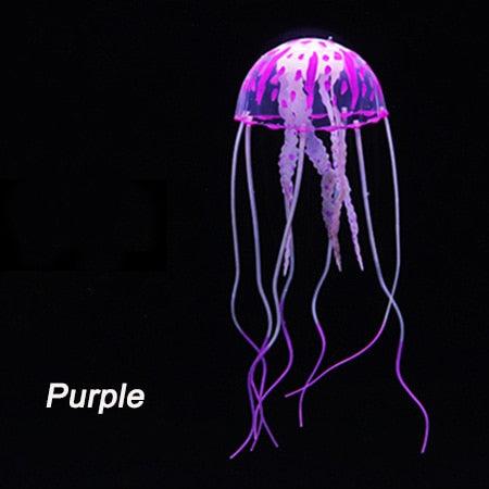 Glowing Jellyfish Aquarium Ornament