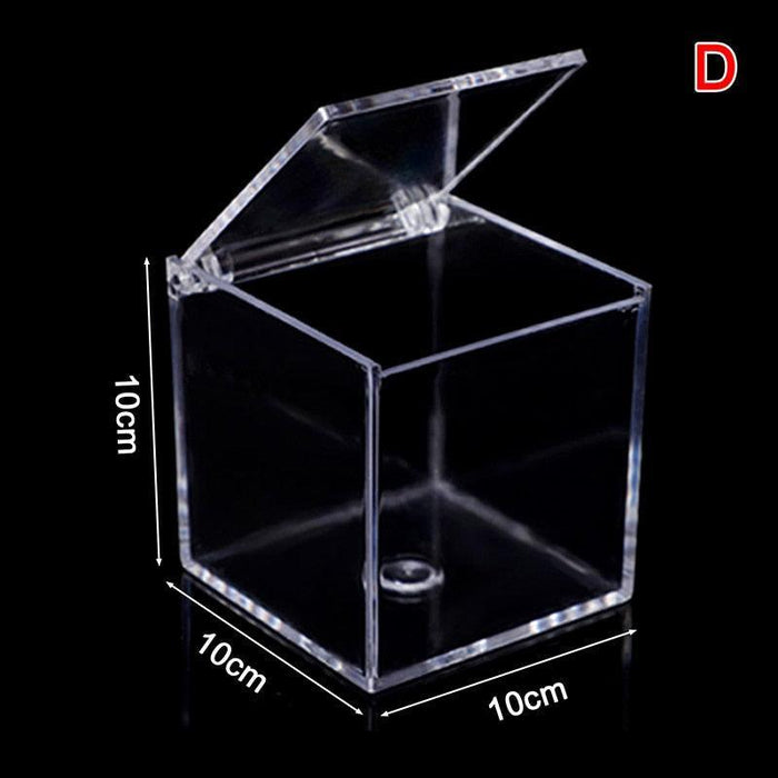 Elegant Acrylic Jewelry Storage Cube for Personalized Celebrations