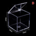 Elegant Acrylic Jewelry Storage Cube for Personalized Celebrations