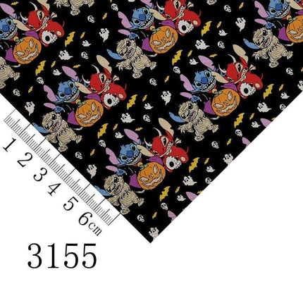 Hauntingly Fun Halloween Leather Craft Set - DIY Cartoon Vinyl for A4 Projects