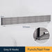 Modern Electroplated Aluminum Wall Hook Set - Elegant Storage Solution