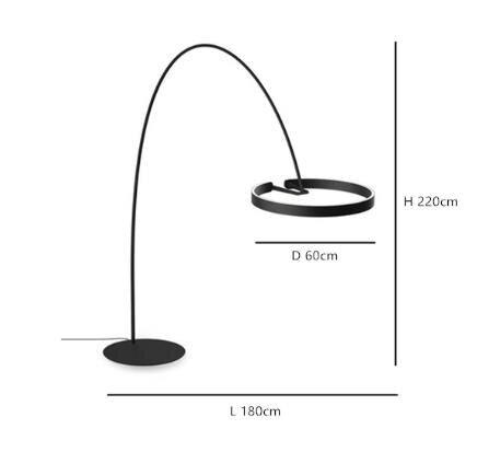 Elevate Your Living Space with Italian Style LED Floor Lamp - Elegant Illumination Solution