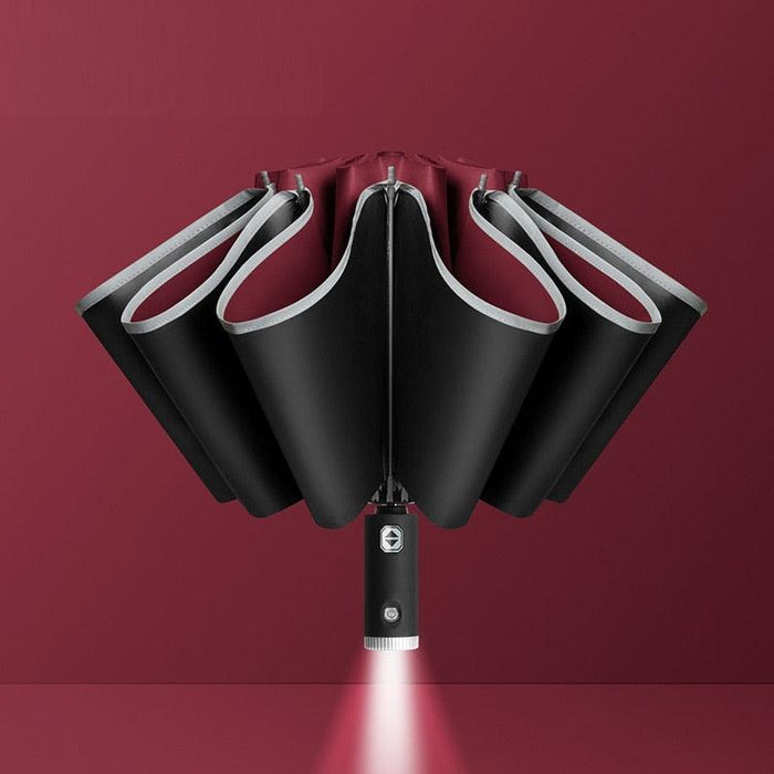 Xiaomi LED Light-emitting Reverse Umbrella with Automatic Opening & Closing for Ultimate Convenience