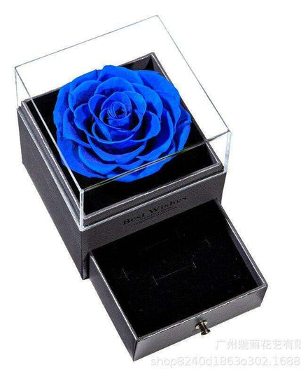 Eternal Elegance Rose Glass Display - A Timeless Tribute to Lasting Affection