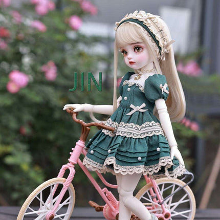 Enchanting Customizable Jin Young Doll in Stylish Lolita Attire