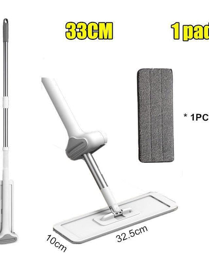 Lazy Wiper Ultimate Cleaning Mop - Versatile Floor Tool with Extended Reach and Easy Wringing