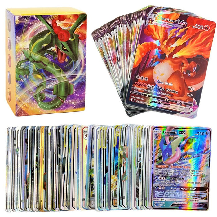 Enhance Your Pokémon Card Collection with Shining TAKARA TOMY GX VMAX V MAX Series - 50-300 Authentic Trading Cards