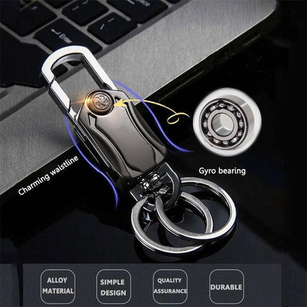 Adventure-Ready Keychain Multi-Tool with 360-Degree Rotation for Outdoor Enthusiasts