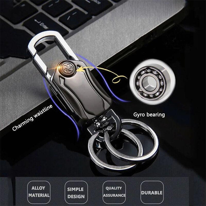 360-Degree Rotating Keychain Multi-Tool with Versatile Functions for Outdoor Adventures