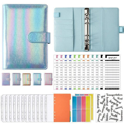 Chic A6 Budget Planner with Stylish Zip Pockets for Effortless Financial Management 📔🔖