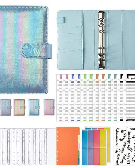 Chic A6 Budget Planner with Stylish Zip Pockets for Effortless Financial Management 📔🔖