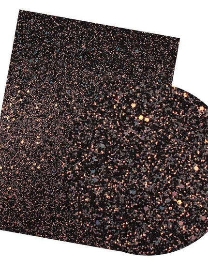 Iridescent Rainbow Glitter Vinyl Crafting Roll - Creative Shimmer Kit