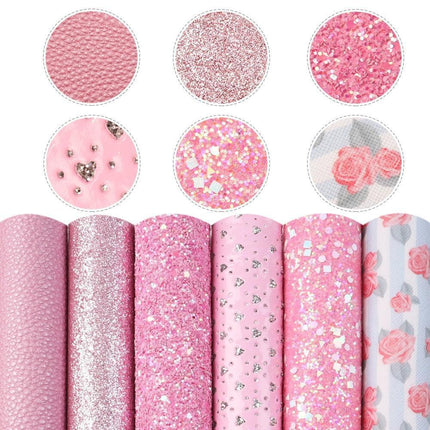 Dazzling DIY Glitter Craft Collection - 5 Sparkling Sheets