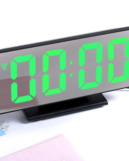 Sleek Modern LED Alarm Clock with Temperature Display and Custom Snooze Options