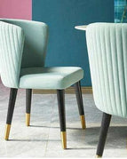 6 turquoise chairs|