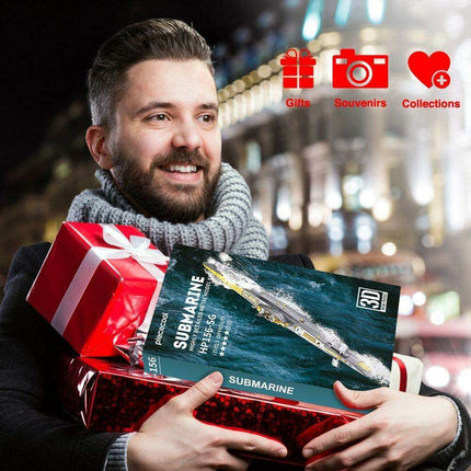 Ocean Explorer Metal Submarine DIY Assembly Kit for Teens