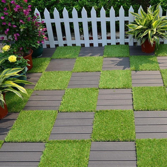 Pet-Friendly Artificial Grass Turf Tiles - Transform Your Home and Balcony with Easy Maintenance - Available in Sets of 6 or 12