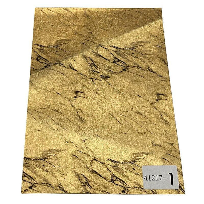 Luxurious Waterproof Marble Vinyl Contact Paper with Faux Leather Fabric