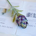 Vibrant Faux Artichoke Stem Flowers - Single Piece for Elegant Home and Hotel Decoration