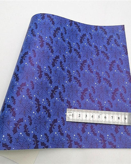 Elegant Sparkle Leather Craft Collection - Chic Plaid & Enchanting Spiderweb Designs