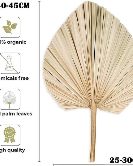 Bohemian Chic: Exquisite Palm Leaf and Pampas Grass Decor for Home and Weddings