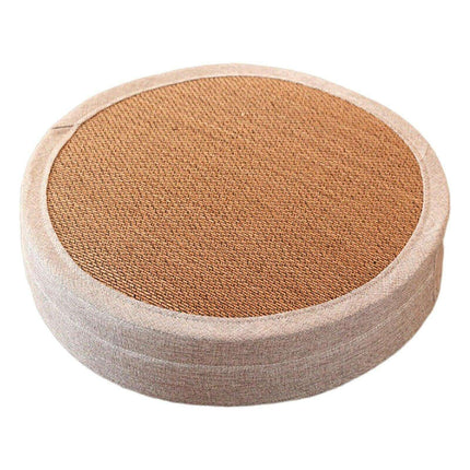 Serene Cattail Japanese Futon Meditation Cushion - Hand-Woven Round Floor Pillow