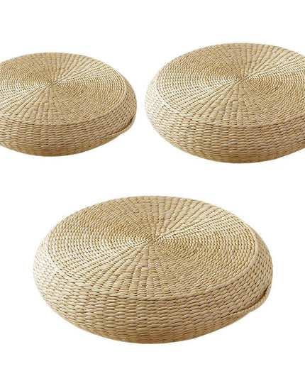 Natural Dandelion Handwoven Meditation Cushion for Peaceful Relaxation