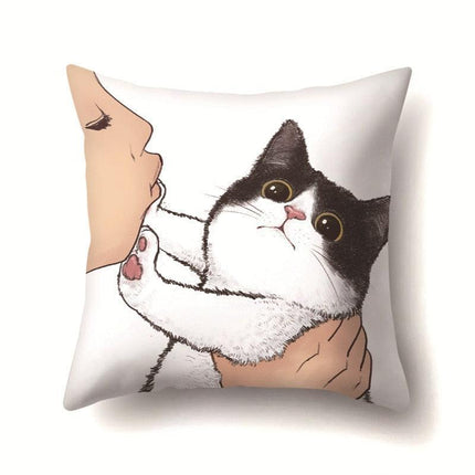 Pawsitively Adorable Cat Lover's Pillowcase