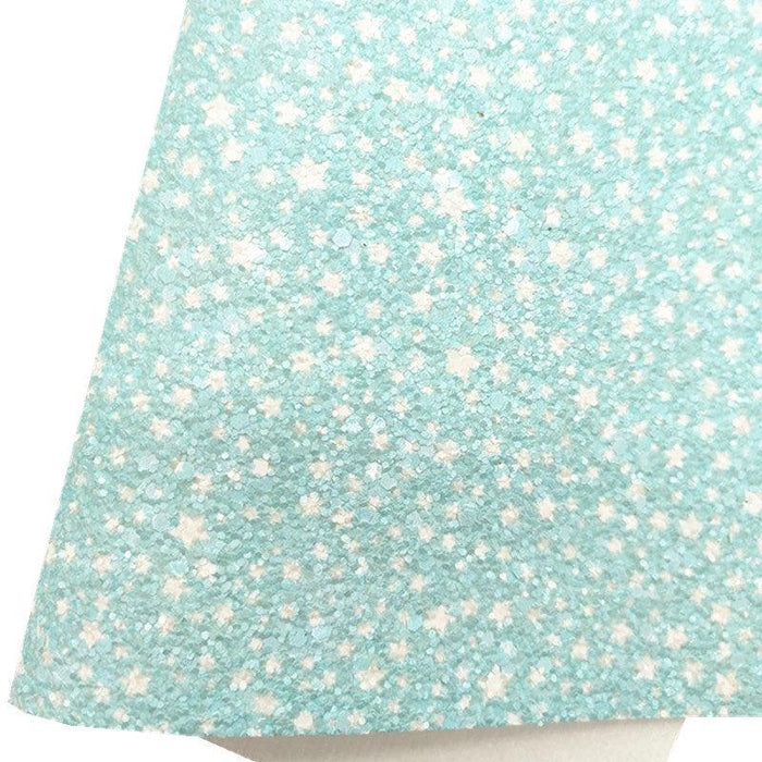 Dazzling Dreams: Magical Stars and Hearts Synthetic Leather Sheet - 21x29CM