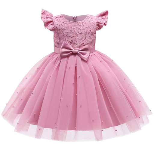 Elegant Princess Dress for Kids-Girls›Clothing›Dresses›Princess Dresses-Très Elite-9M-Pink 751-Très Elite