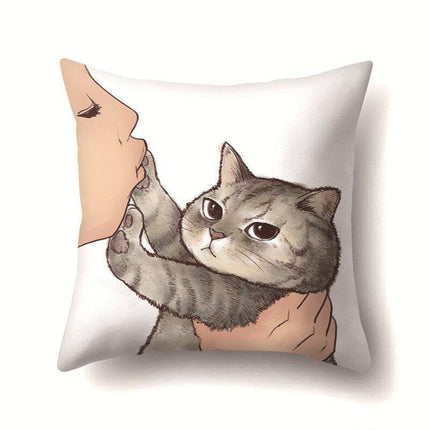 Pawsitively Adorable Cat Lover's Pillowcase