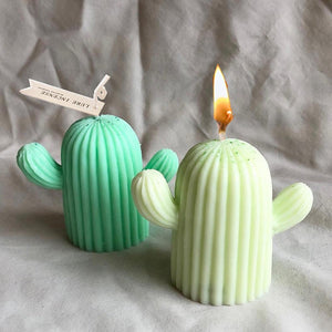 Cute Cactus Silicone Candle Molds for Handmade Scented Candle Plaster Soap Injection Mould Home Decoration Crafts Making Tools-0-Très Elite-SMALL Cactus-Très Elite