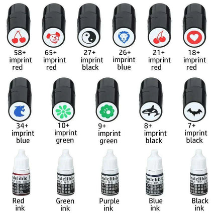 Personalized Luxury Golf Ball Ink Stamping Kit - Elevate Your Game with Style