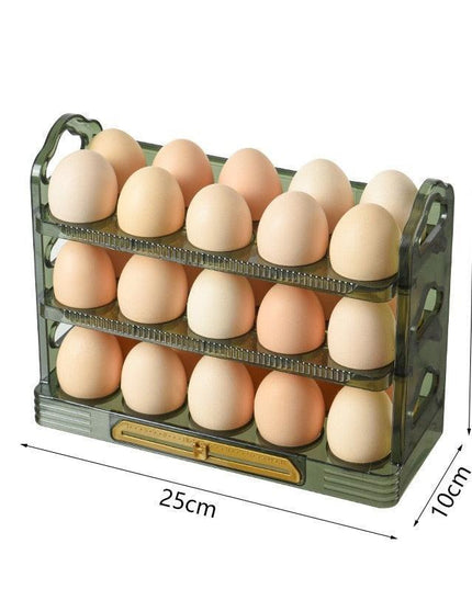 Fresh Egg Keeper with Stackable Organizer Tray