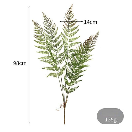 Elegant Nordic-Inspired Artificial Fern: Sophisticated Home Decor Accent