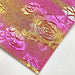 Embossed Rose Patterned Faux Leather Fabric - Crafting Must-Have