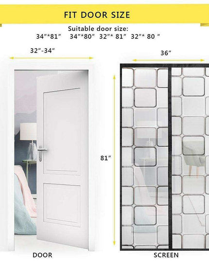 Bug-Barrier Summer Breeze Magnetic Screen - Experience Insect-Free Fresh Air