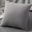 45X45CMCushion cover / Light grey-A