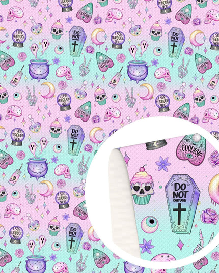 Halloween-Themed Leather Craft Sheets - Ghost & Pumpkin Designs for DIY Projects