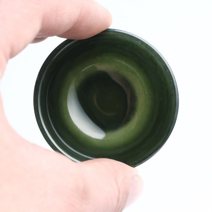Luxurious Hetian Nephrite Jade Gongfu Tea Master Cups
