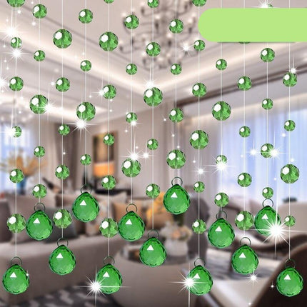 Elegant Crystal Beaded Room Divider Curtain for Luxurious Home Aesthetics