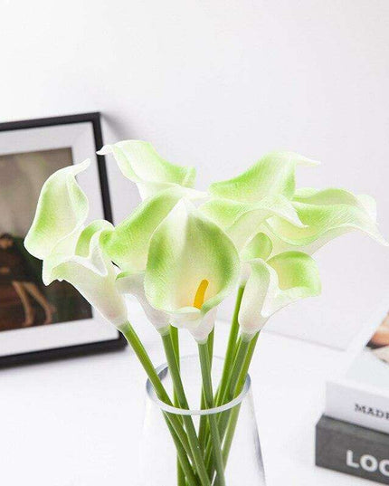Lifelike Premium PU Calla Lily Artificial Flowers for Sophisticated Home Decor