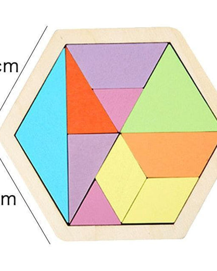 Interactive Wooden Shape Learning Puzzle for Kids - Fun Educational Playset