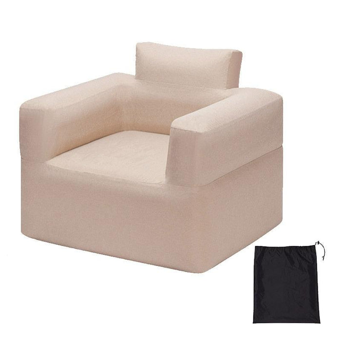 Portable Inflatable Lounger for Outdoor Relaxation with Waterproof Design