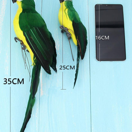 Vibrant Tropical Parrot Garden Sculpture - Realistic Outdoor Bird Decor